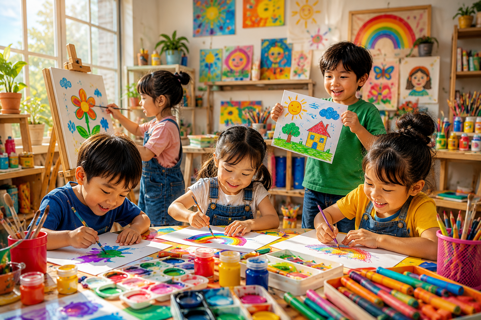 Dunia Warna-Warni: Jenis Seni yang Digemari Anak dan Manfaatnya post thumbnail image